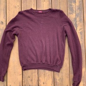 Brandy Melville light sweatshirt in burgundy